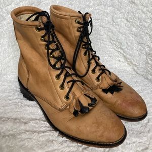 Western Lace up Bootie
